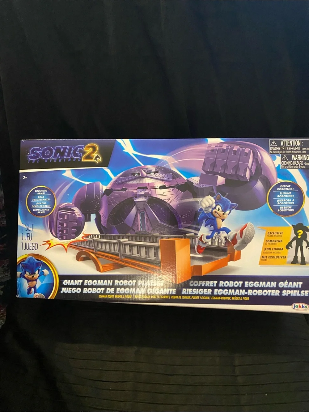 Sonic 2 Giant Eggman Robot Playset - Purple & Orange